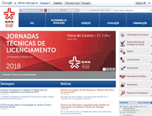 Tablet Screenshot of ers.pt
